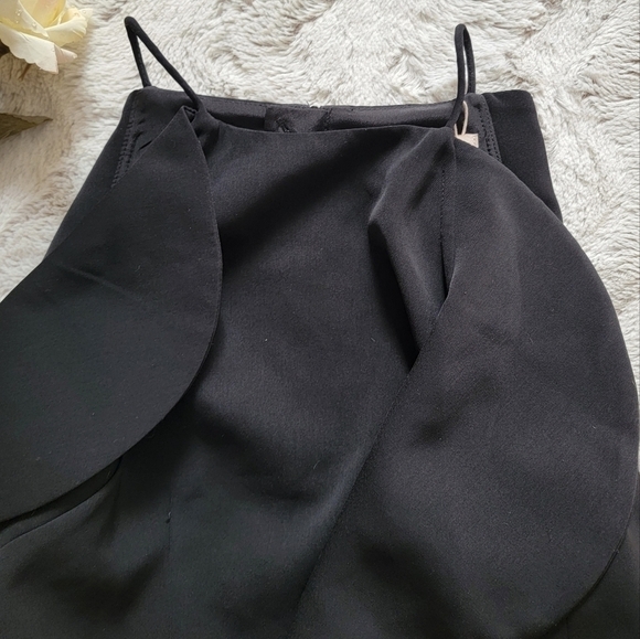 ✨️CL Keepsake The Label Black Sleeveless Ruffle Accent Tank Top Size XS - Picture 3 of 12